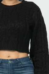 Cable Pullover Top | Mixtshop LLC