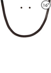 Aluminumcoating Herringbone Necklace Set | Mixtshop LLC