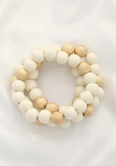Metal Wood Bead Bracelet | Mixtshop LLC
