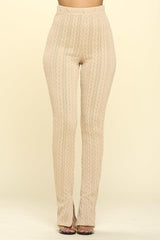 Knit High Rise Leggings | Mixtshop LLC