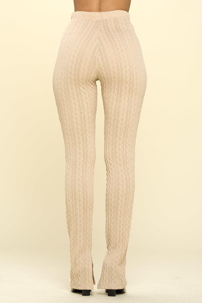 Knit High Rise Leggings | Mixtshop LLC