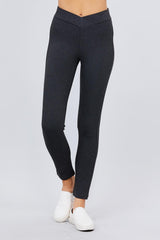 Mid-rise Ponte Pants | Mixtshop LLC