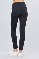 Mid-rise Ponte Pants | Mixtshop LLC