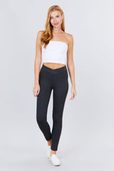 Mid-rise Ponte Pants | Mixtshop LLC