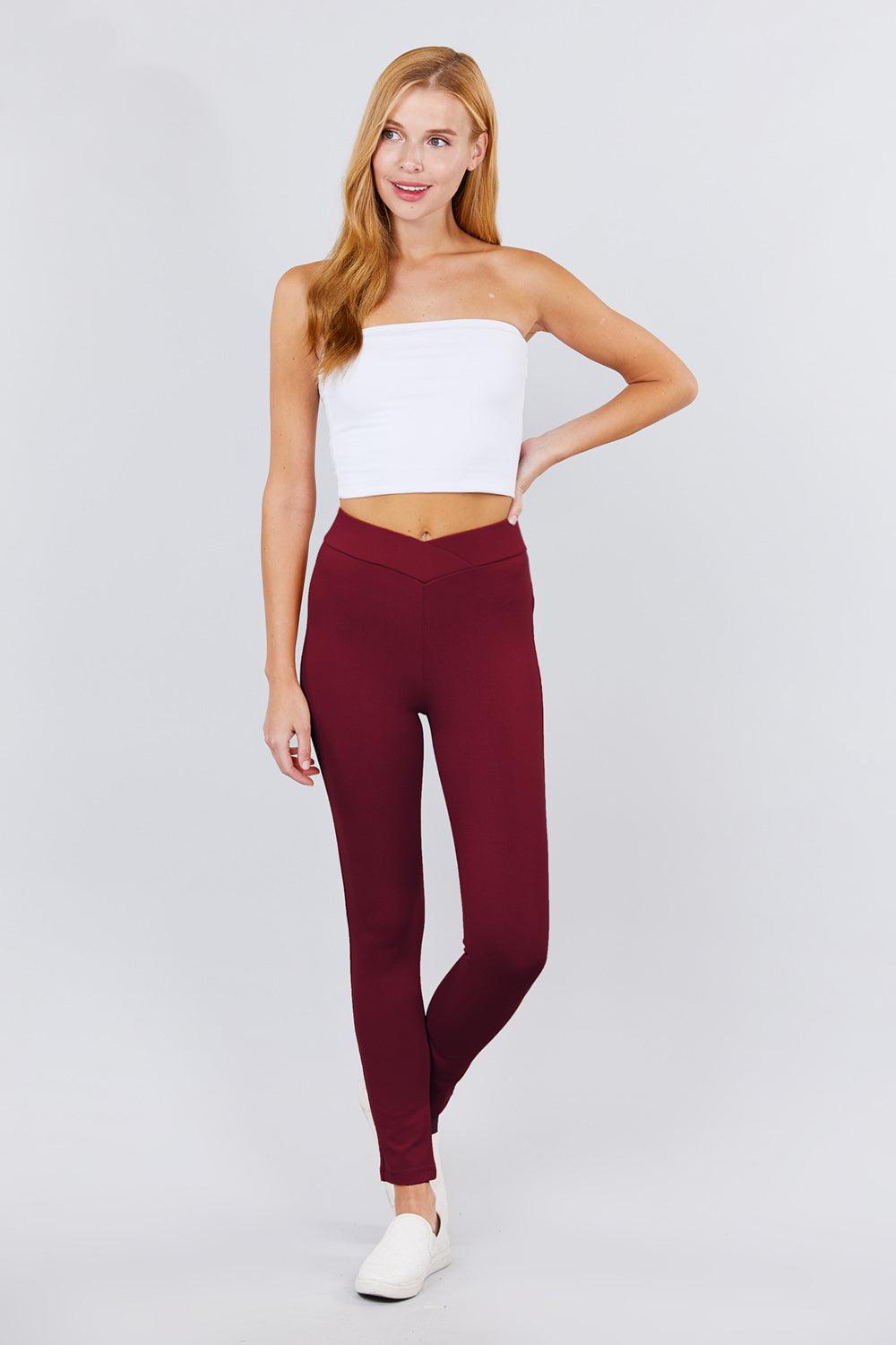Mid-rise Ponte Pants | Mixtshop LLC