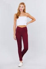 Mid-rise Ponte Pants | Mixtshop LLC