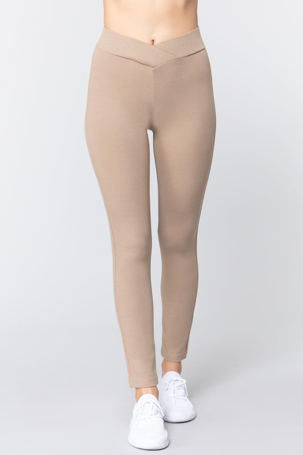 Mid-rise Ponte Pants | Mixtshop LLC