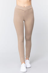 Mid-rise Ponte Pants | Mixtshop LLC