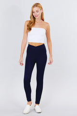 Mid-rise Ponte Pants | Mixtshop LLC