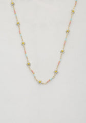Flower Beaded Necklace | Mixtshop LLC