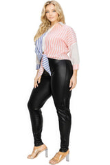 Plus gold & floral pattern print belted romer | Mixtshop LLC