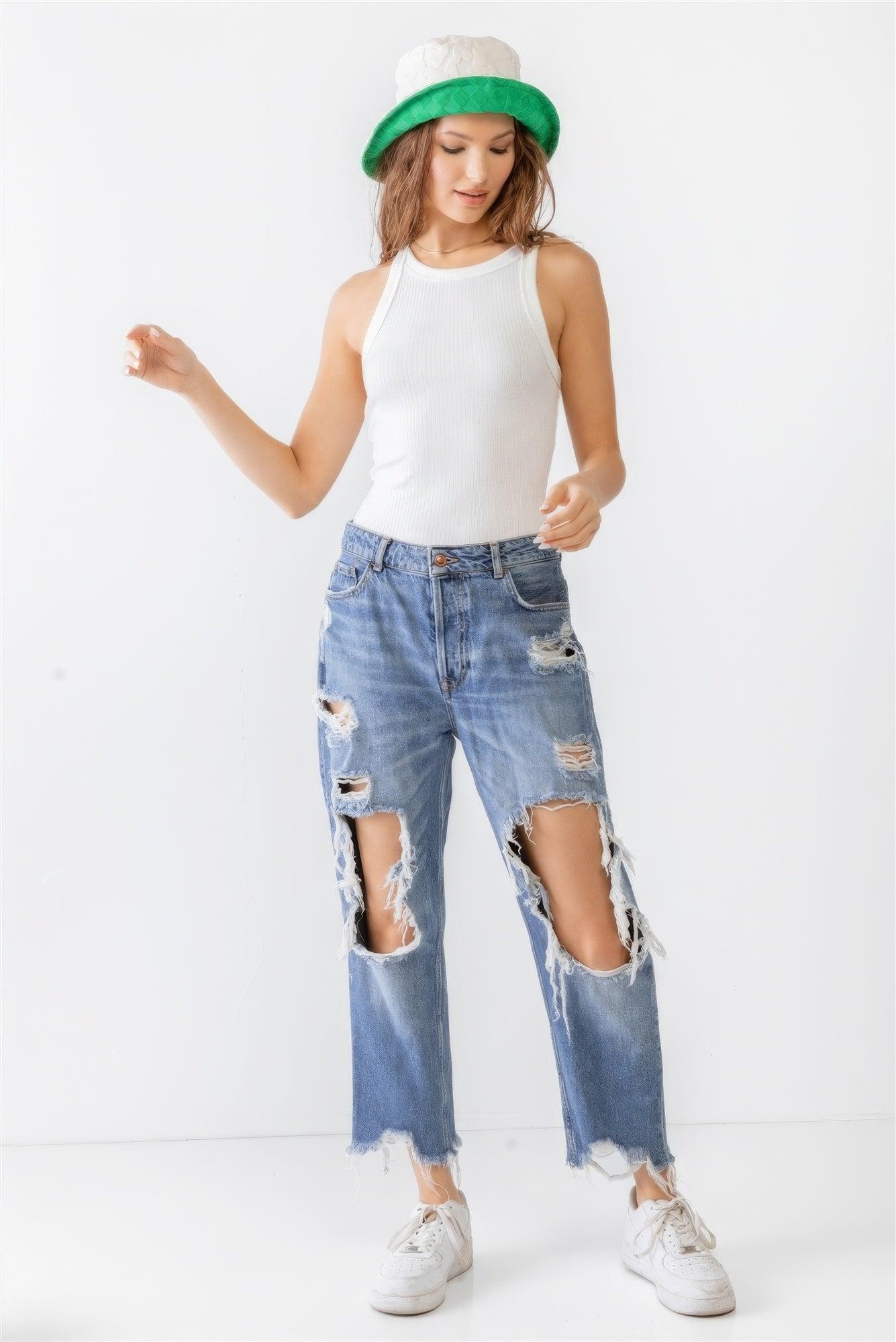 Ribbed V Strap Back Bodysuit | Mixtshop LLC