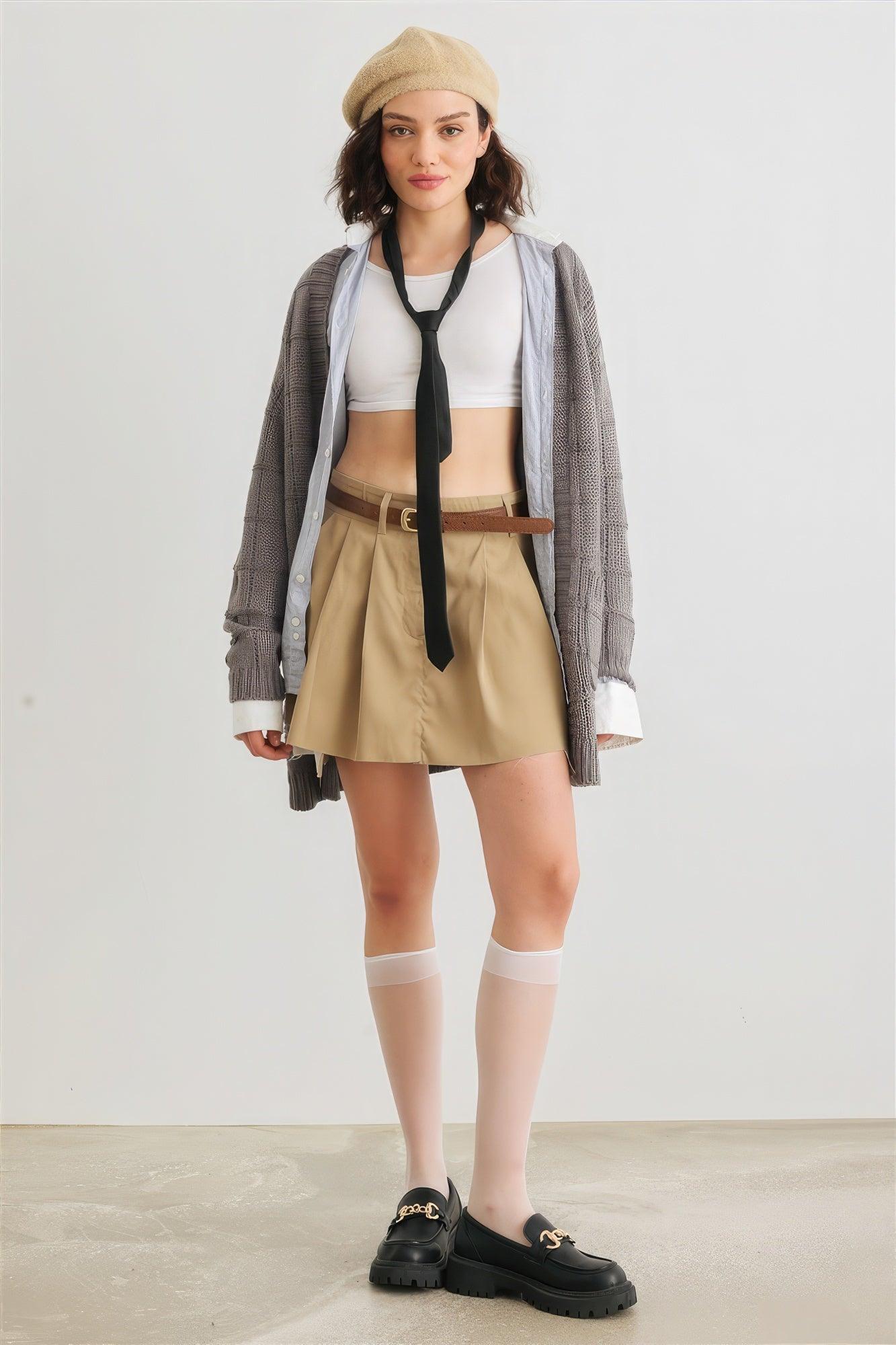 Knit Two Pocket Long Sleeve Open Front Cardigan | Mixtshop LLC