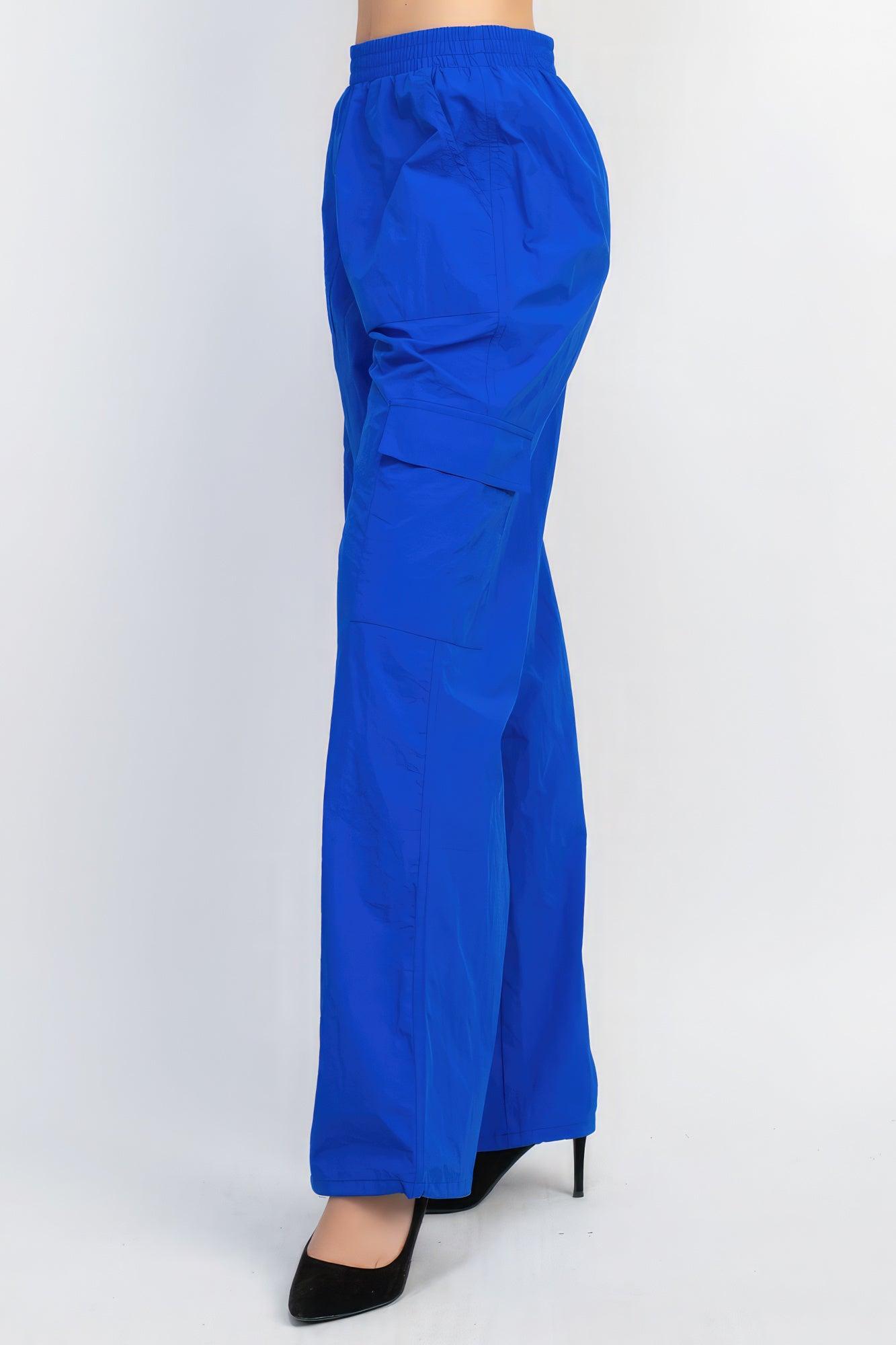High-rise Cargo Parachute Pants | Mixtshop LLC