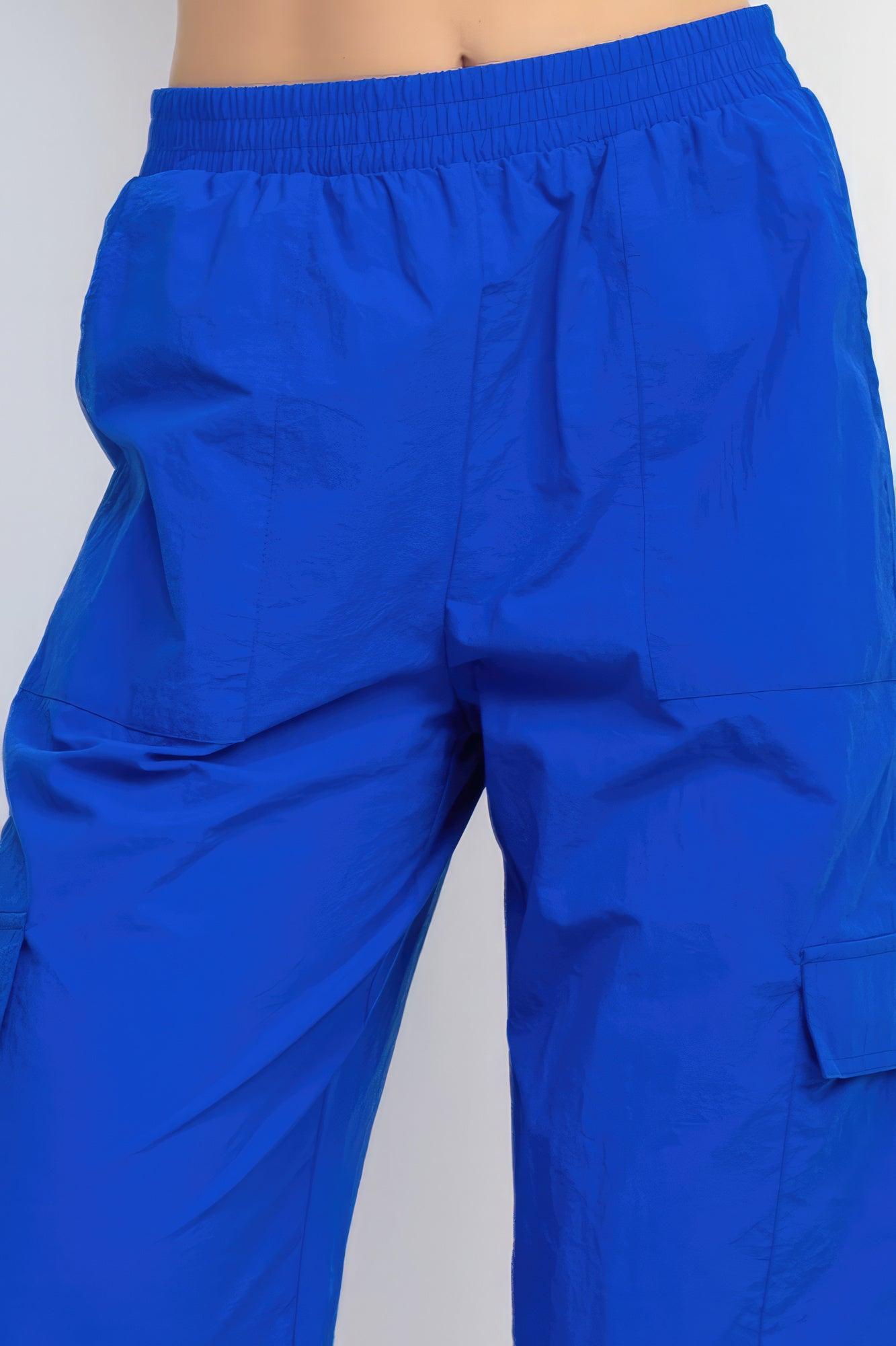 High-rise Cargo Parachute Pants | Mixtshop LLC
