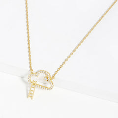 Gold Dipped Cloud Pendant Necklace | Mixtshop LLC