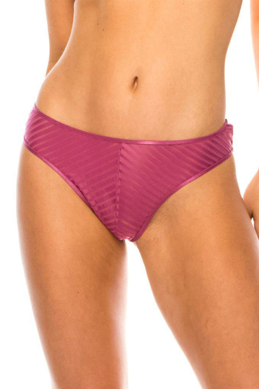 Stripe Lace Thong | Mixtshop LLC