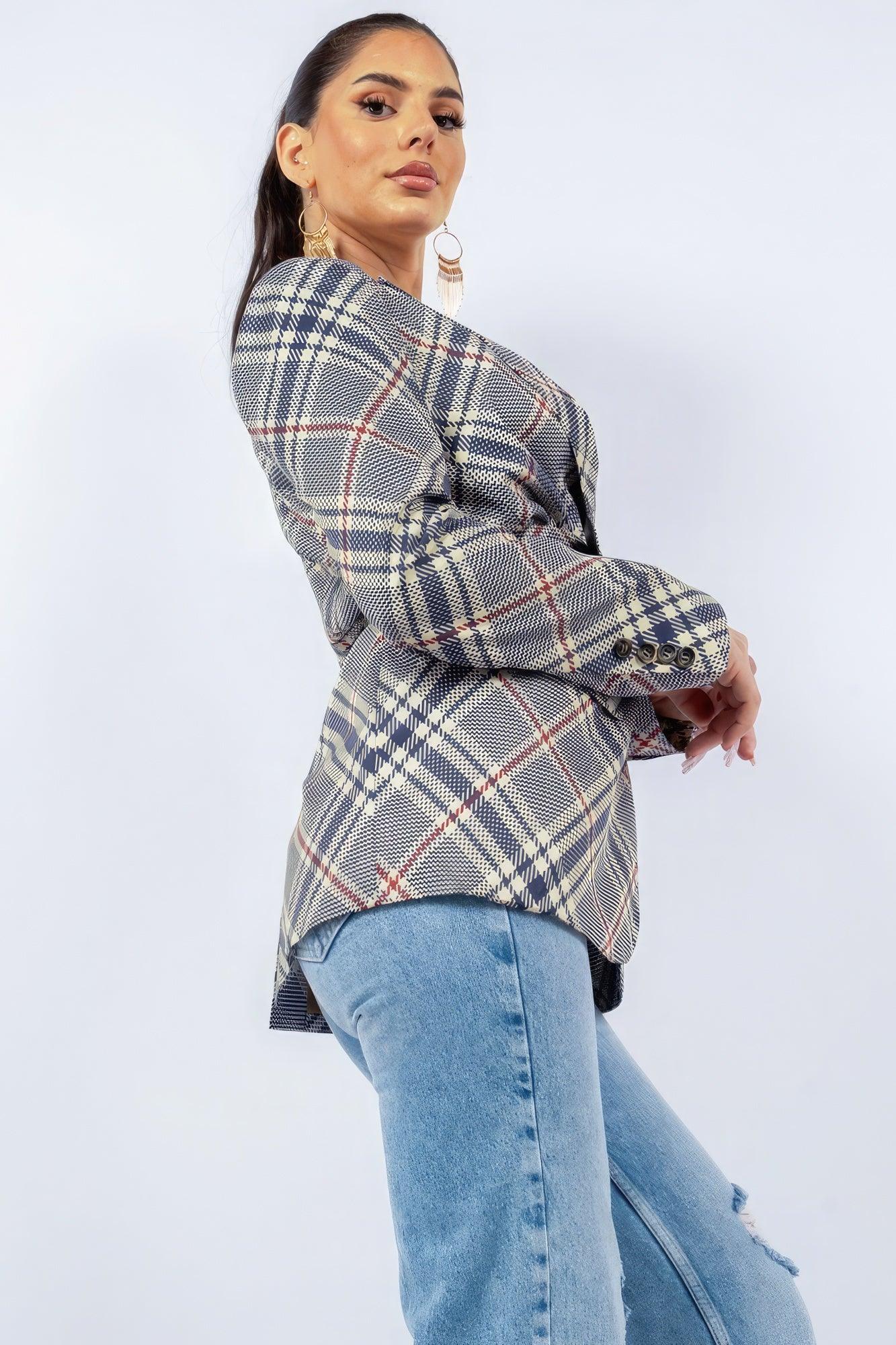 Oversized Blazer With Belt | Mixtshop LLC