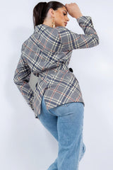 Oversized Blazer With Belt | Mixtshop LLC