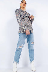 Oversized Blazer With Belt | Mixtshop LLC