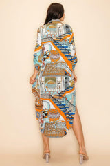 Printed Shirt Dress | Mixtshop LLC