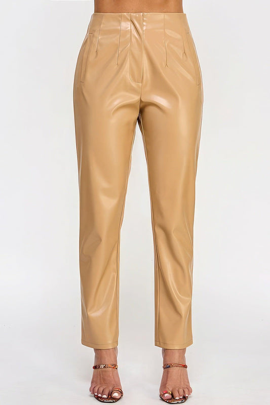 Faux Leather Pants | Mixtshop LLC