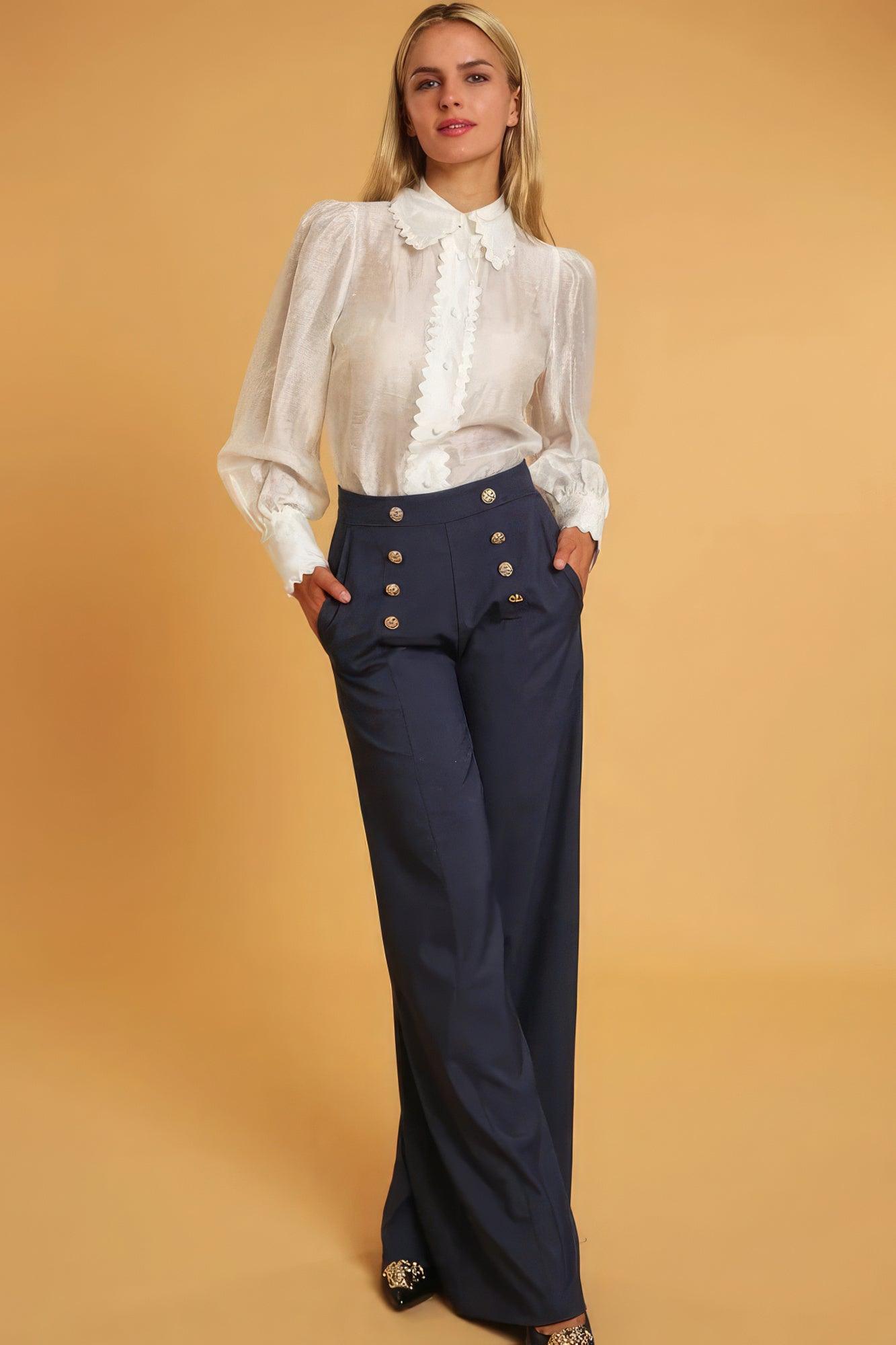 High Waisted Dressy Pants | Mixtshop LLC