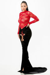 Lace Bodysuit & Mermaid Skirt | Mixtshop LLC