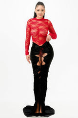 Lace Bodysuit & Mermaid Skirt | Mixtshop LLC