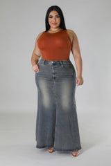 High-waisted Stretch Skirt | Mixtshop LLC