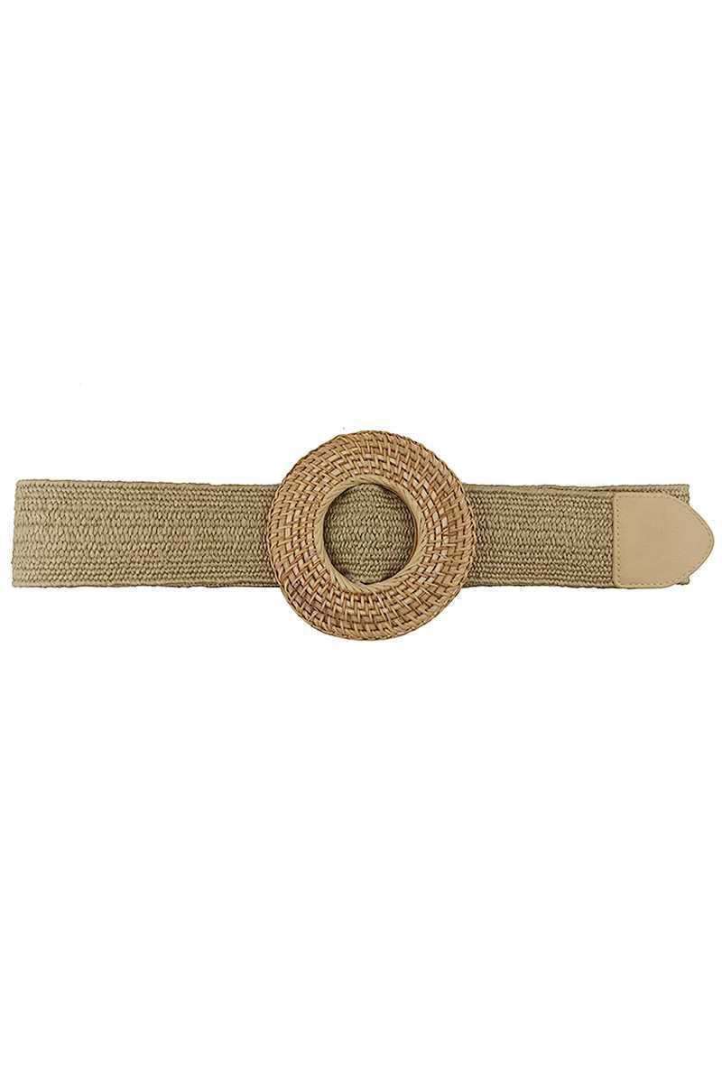 Modern Straw Round Belt | Mixtshop LLC