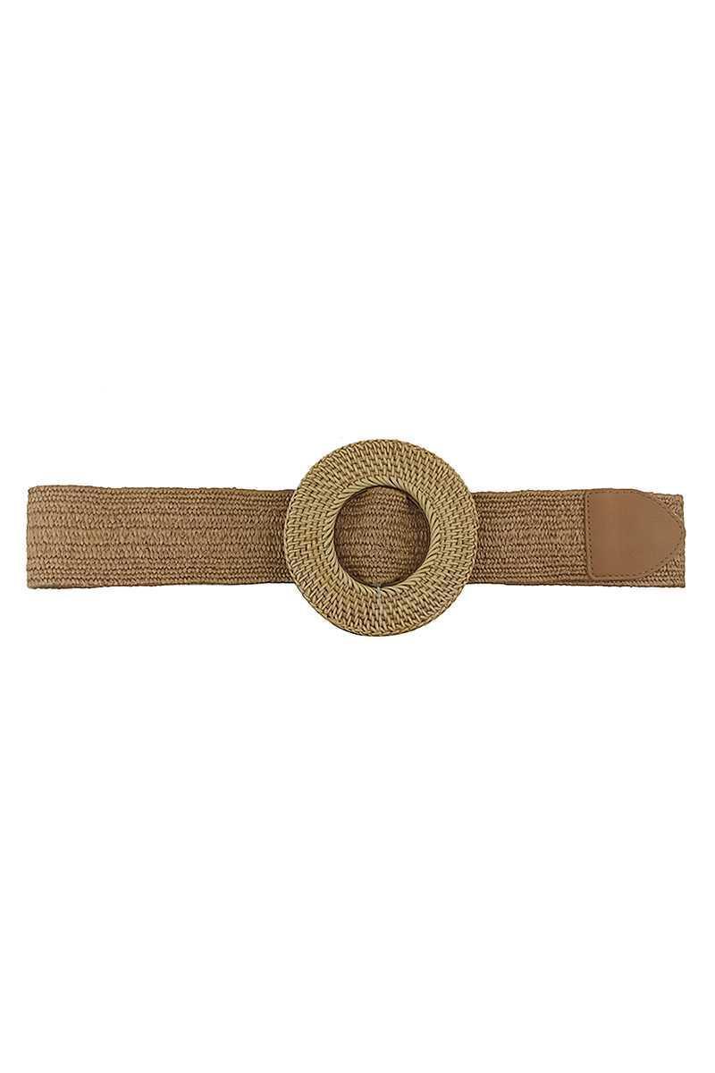 Modern Straw Round Belt | Mixtshop LLC