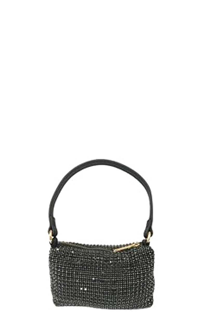 Fashion Chic Rhinestone Handle Clutch Bag | Mixtshop LLC