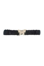 Rhinestone Pave Butterfly Ruched Elastic Back Belt | Mixtshop LLC