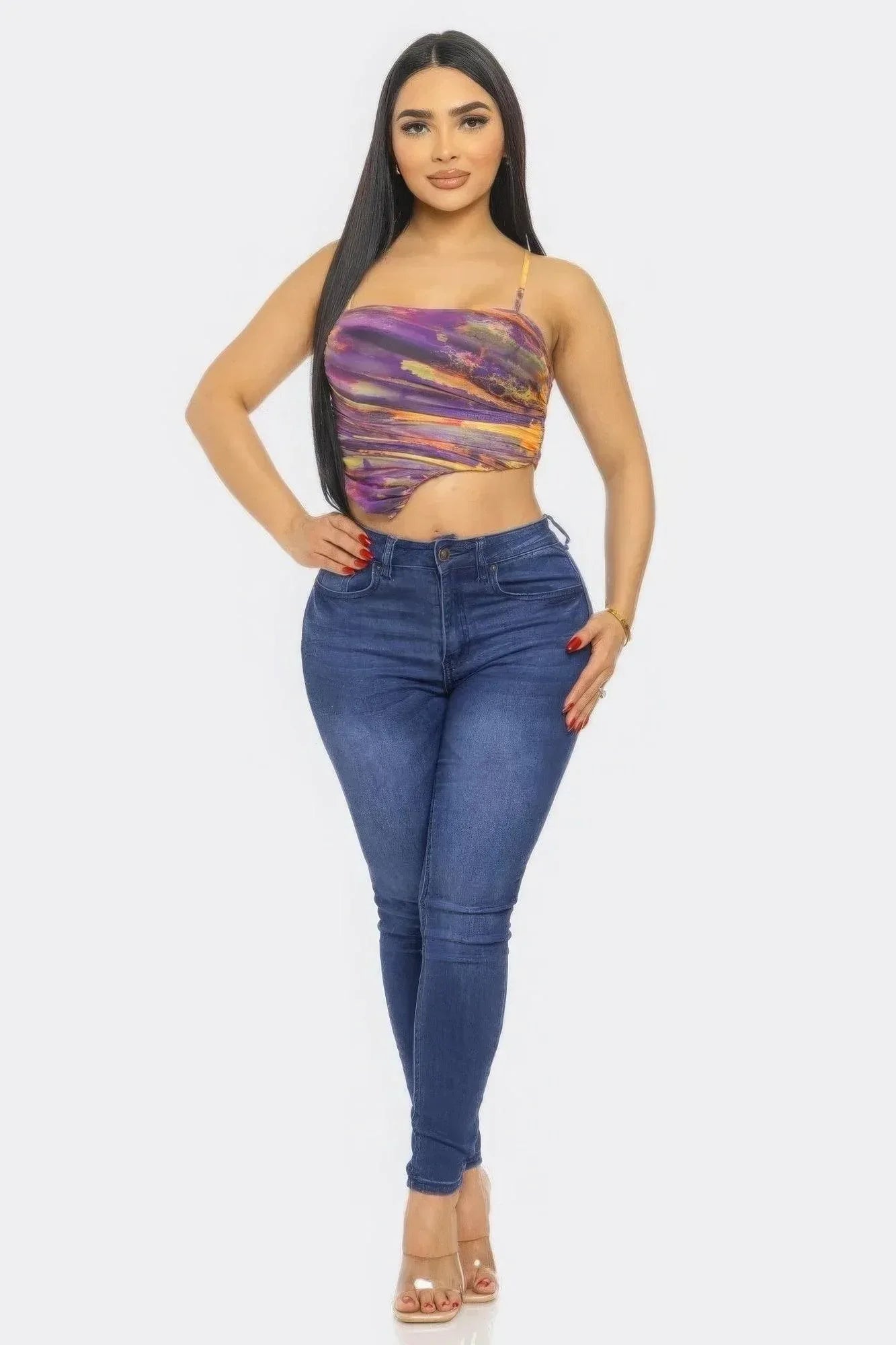 Mesh Print Top Secondary image