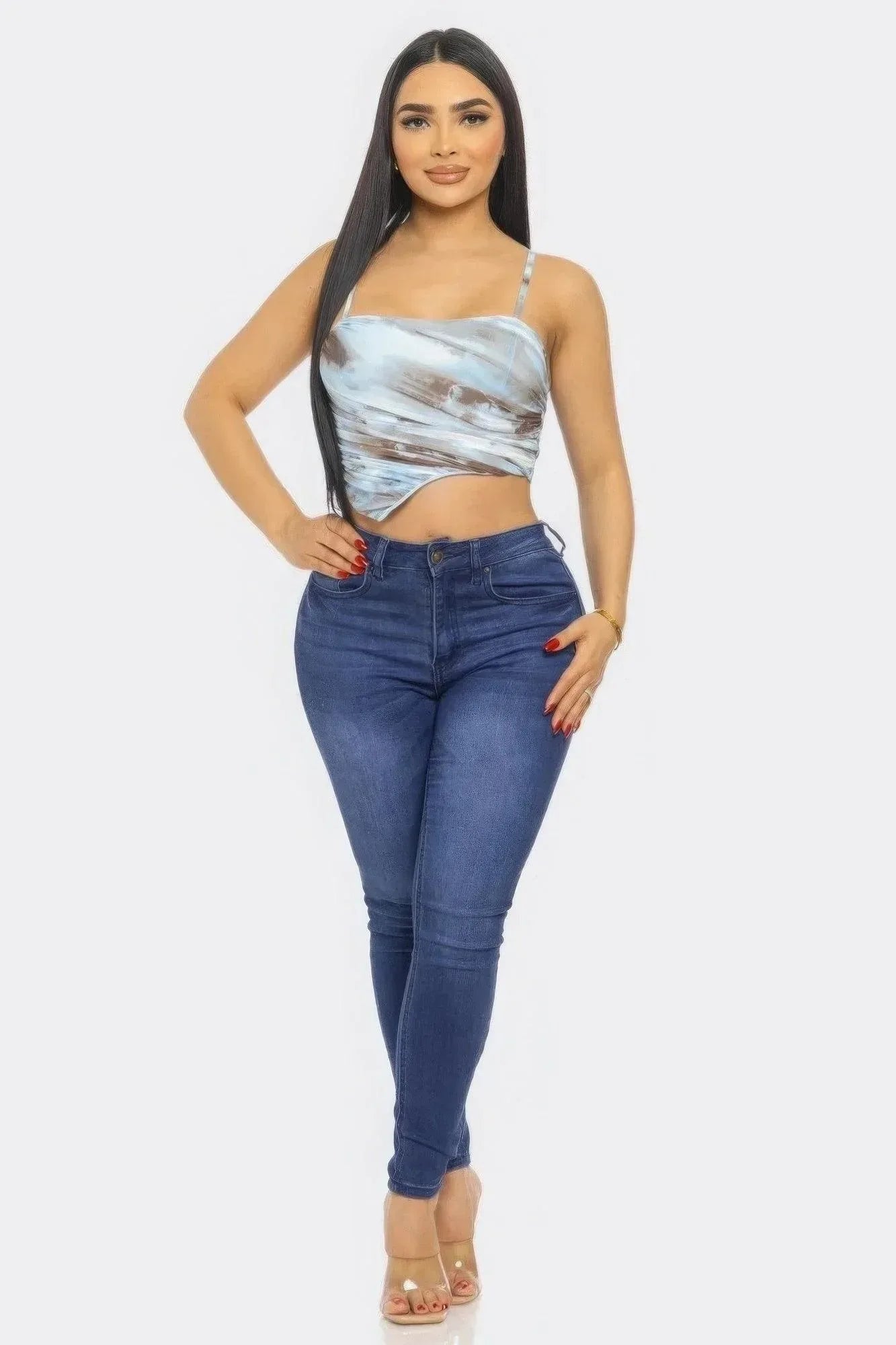 Mesh Print Top | Mixtshop LLC