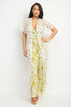 Crocheted Open-front Fringe Kimono | Mixtshop LLC