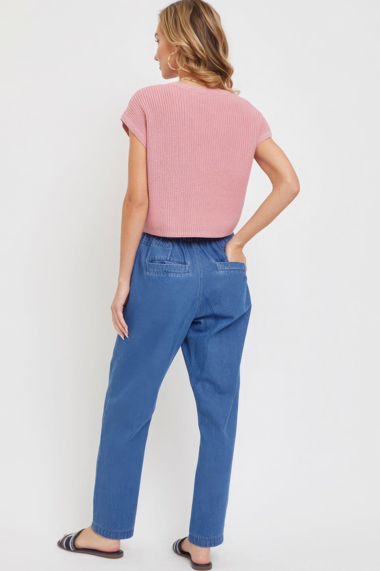 Denim Jogger Pants | Mixtshop LLC