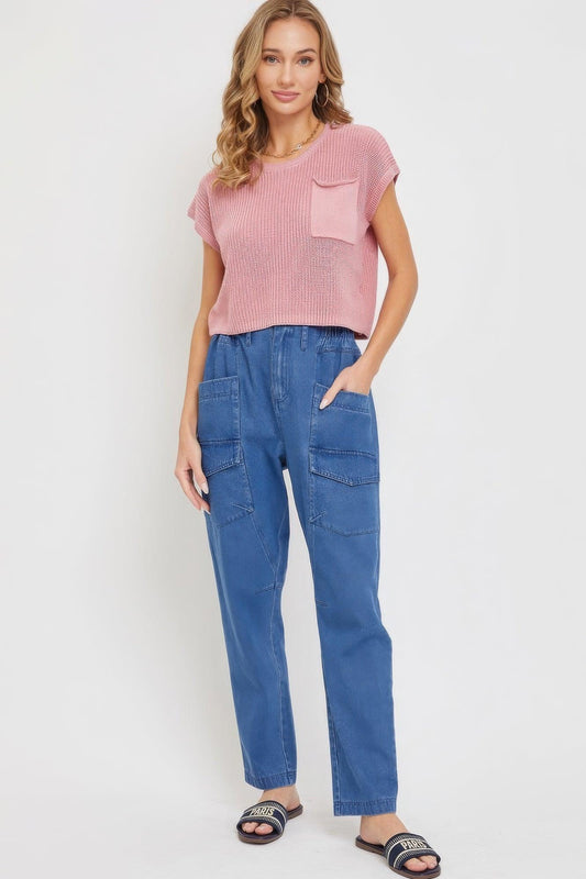 Denim Jogger Pants | Mixtshop LLC