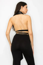 Faux Leather Top Pants Set | Mixtshop LLC