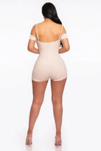Infinity Off-shoulder Knitted Rompers | Mixtshop LLC