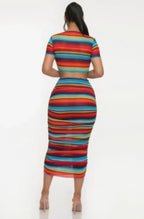 Color Me Mine Beach Sarong Skirt Set | Mixtshop LLC