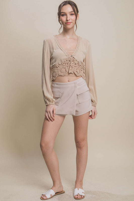 Vertigo Skorts With Cargo Pockets | Mixtshop LLC