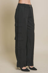 Full-length Tencel Pants With Cargo Pockets | Mixtshop LLC