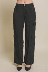 Full-length Tencel Pants With Cargo Pockets | Mixtshop LLC