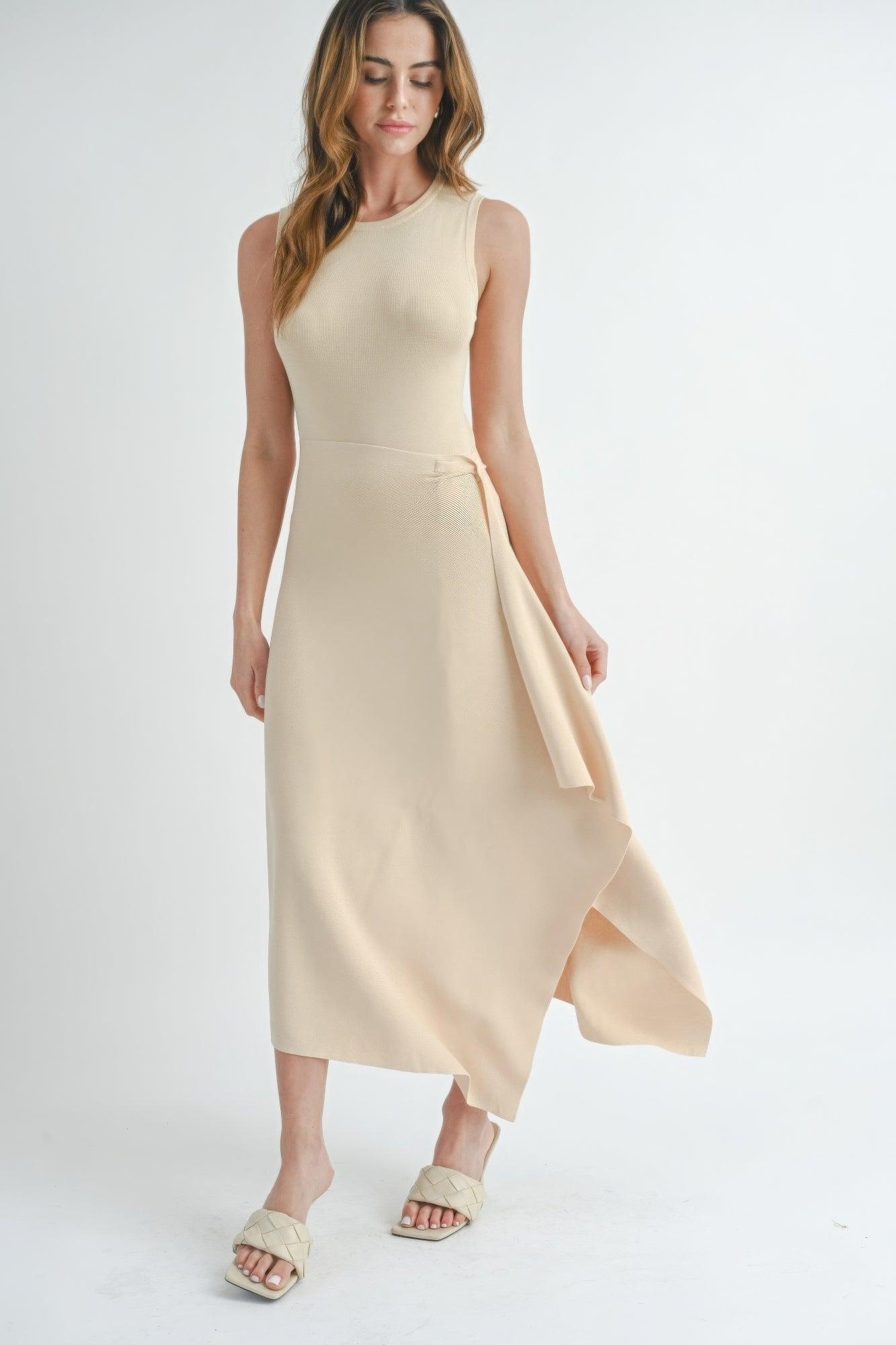 Maxi Dress With Slit | Mixtshop LLC