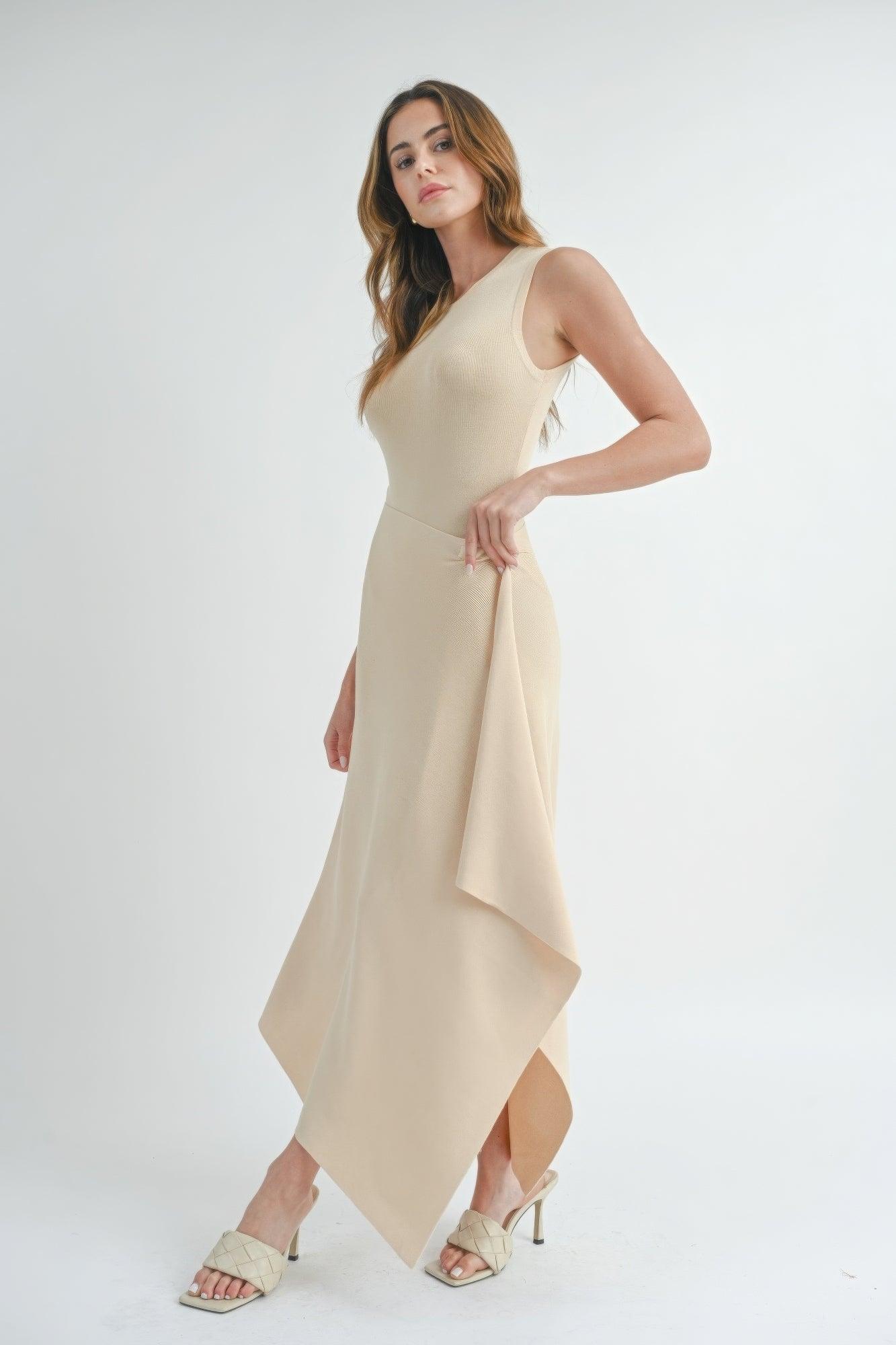 Maxi Dress With Slit | Mixtshop LLC