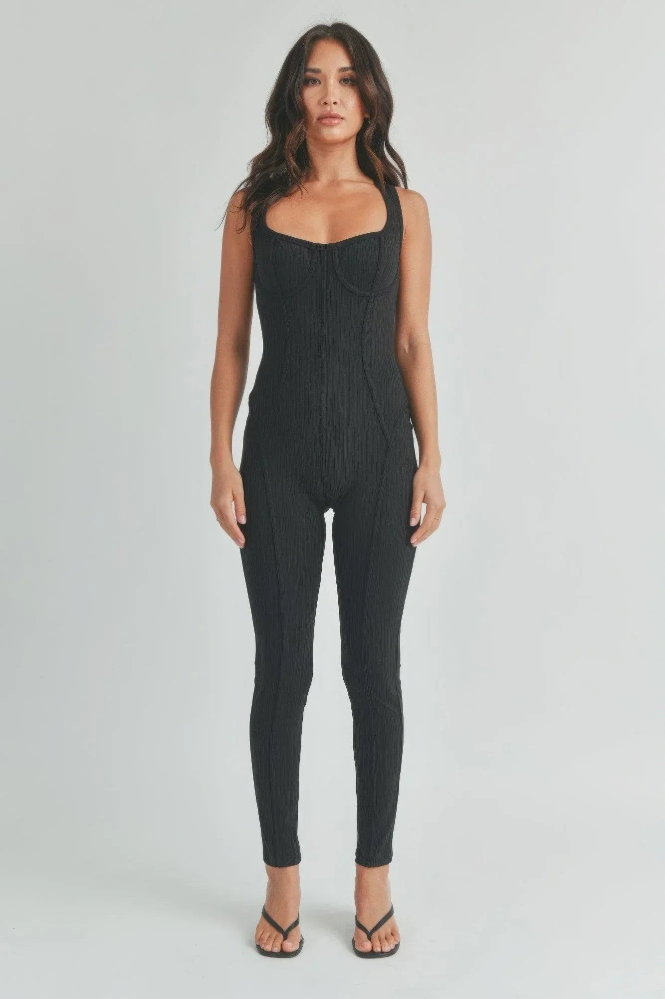 Solid Color Jumpsuit | Mixtshop LLC Main image