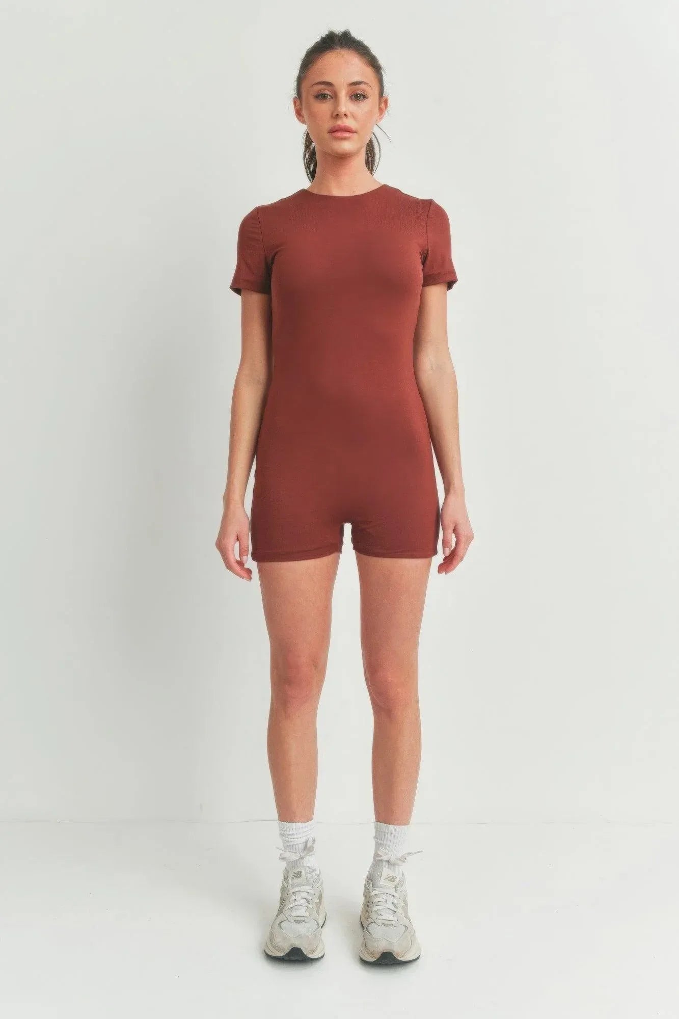 Solid Color Bodycon  Jumpsuit Secondary image