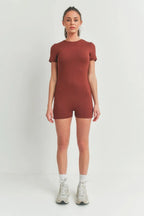 Solid Color Bodycon Jumpsuit | Mixtshop LLC